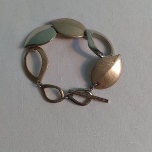 Kenneth Cole Gold-Tone Leaf Shape Bracelet